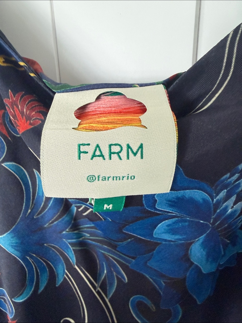 FARM Rio Black Maxi Slip Dress with Multicolor Floral Print - Picture 5 of 7